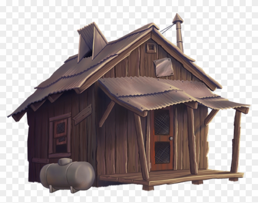 Shack Clipart Hut House - Shack Clipart Png #747786