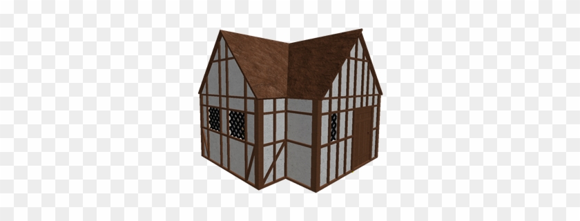 Medieval House [outlines, Small, T-shape] - Shed #747802