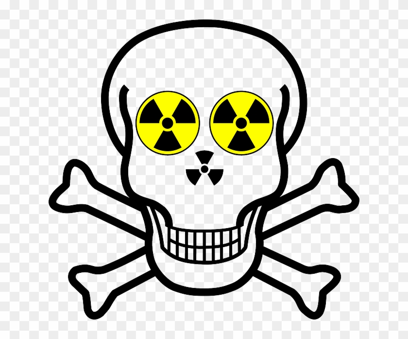 Energy Skull, Warning, Bones, Crossbones, Atom, Energy - Skull And Crossbones Logo #747904