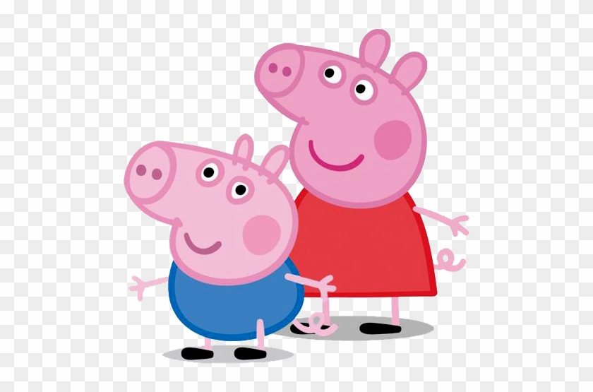 George E Peppa Pig Em Png - Peppa Pig E George Png #747905