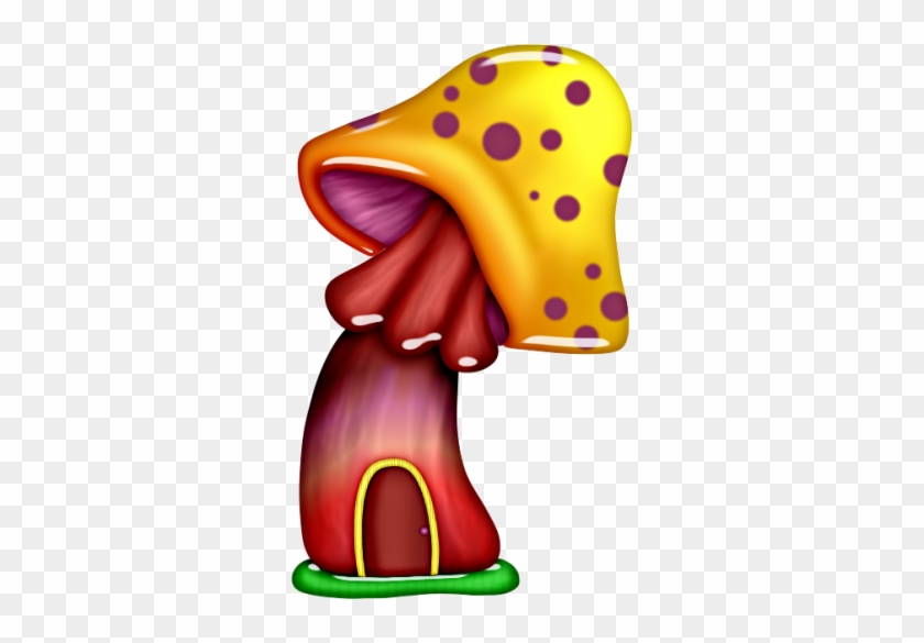 Mushroom Clipart Free Fairies Gnomes Elves Unicorns - Mushroom Home 2 Png #747981