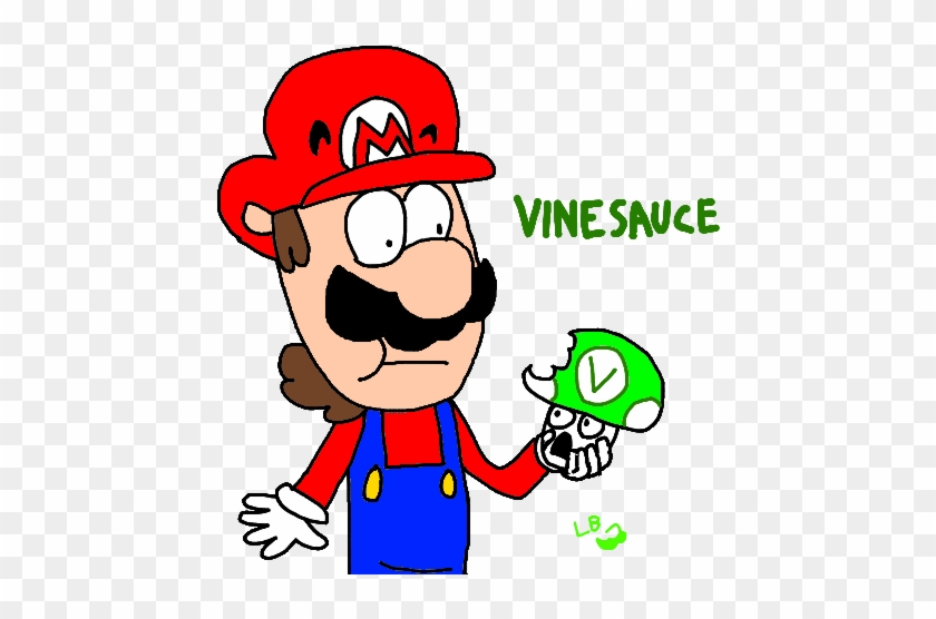 Mario Eating Vinesauce Mushroom By Luigibroz - Vinesauce Mushroom Mario #747983