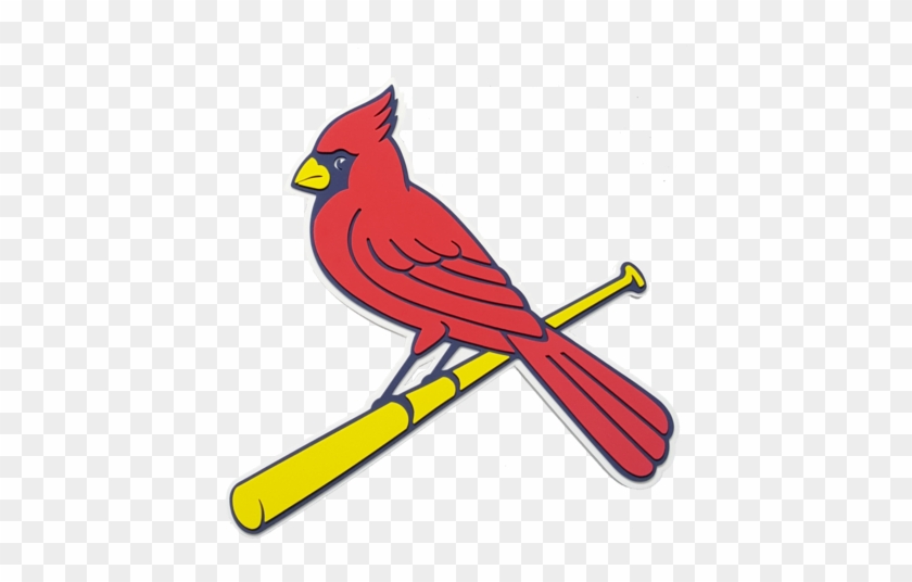 St Louis Cardinals Mlb 3d Foam Logo Wall Sign- Bird - Cardinals Birds On The Bat #748004