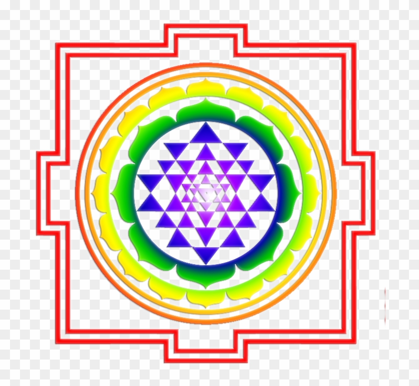 720 Sri Yantra Chakra - Sacred Geometry Sri Yantra - Free Transparent PNG  Clipart Images Download