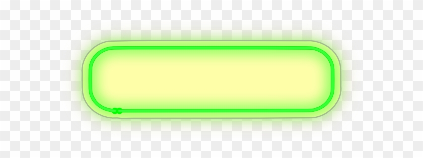 Green Light Neon 2 Clip Art At Clker - Neon Light Vector Png #748116