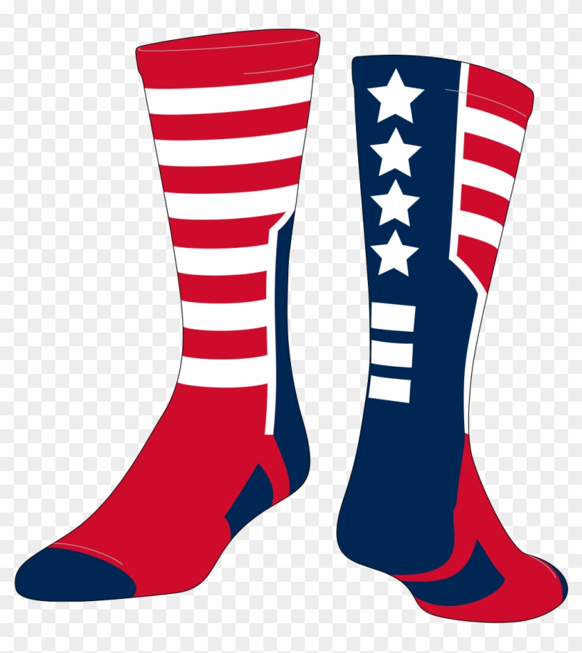 Usaflag - Red White Blue Socks #748181