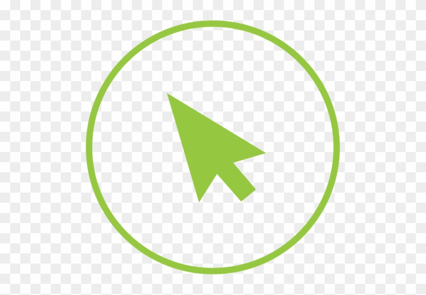 Click Icon - Click Icon Png Green #748197