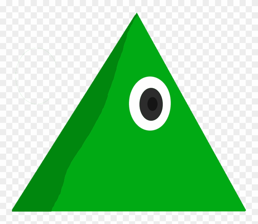 Springtrapfredbear 1 3 Custom Illuminati Triangle By - Pixel Illuminati Png #748336