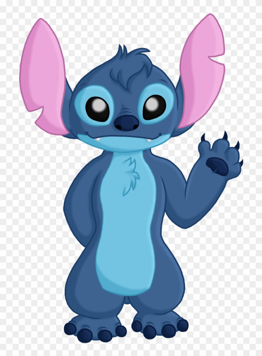 Stitch By Corynasur - Stitch Waving Gif Transparent #748371