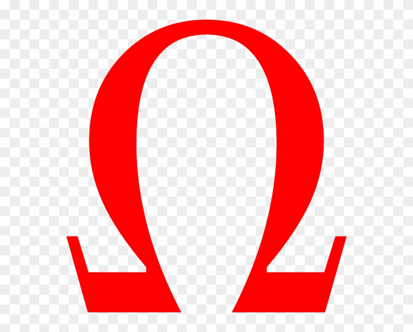 Svg Clip Art At Clker - Omega Symbol Red Png #748531