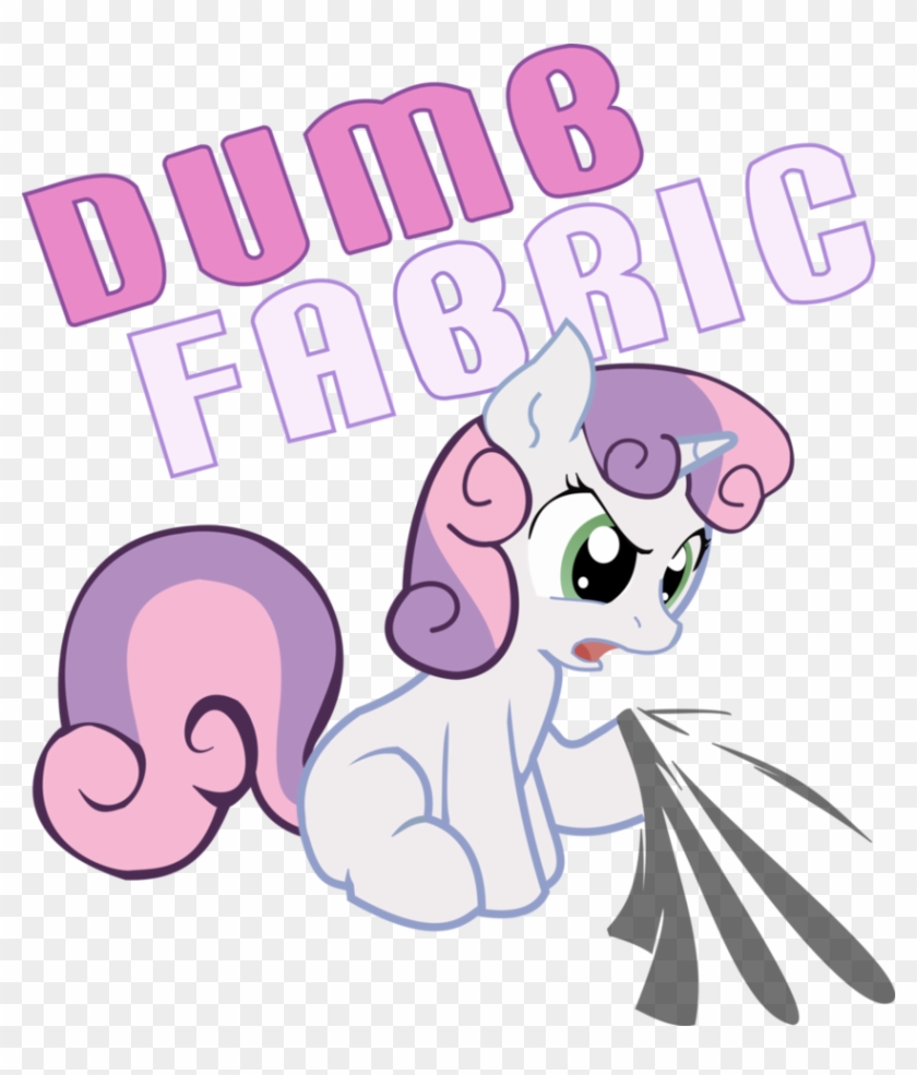 Comment Picture - Sweetie Belle Dumb Fabric #748568