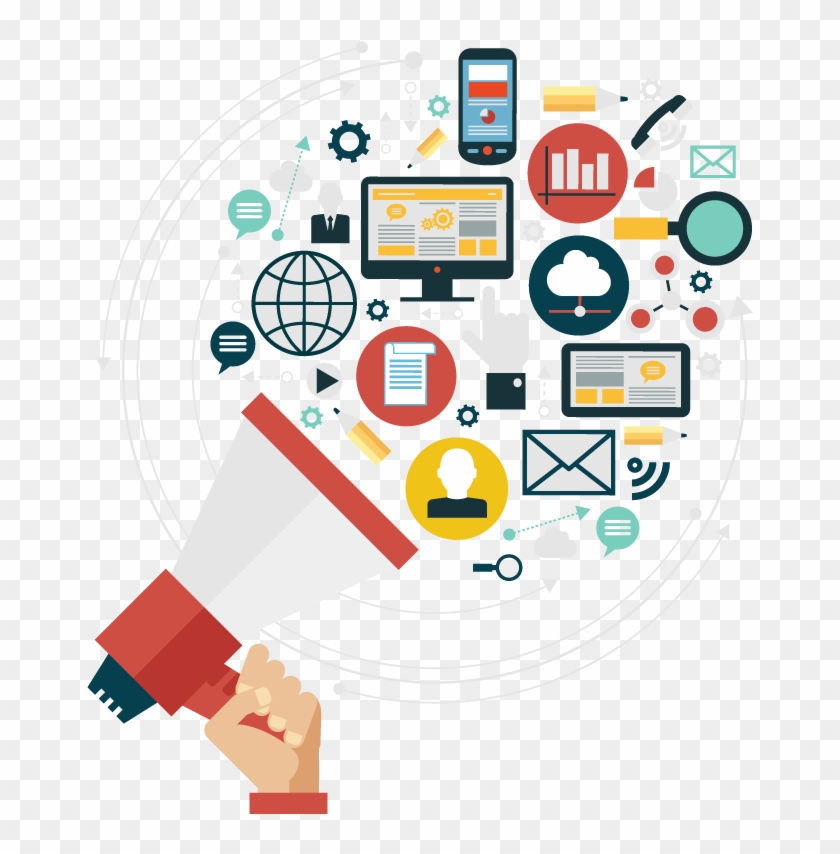 Digital Marketing Vector Png #748589