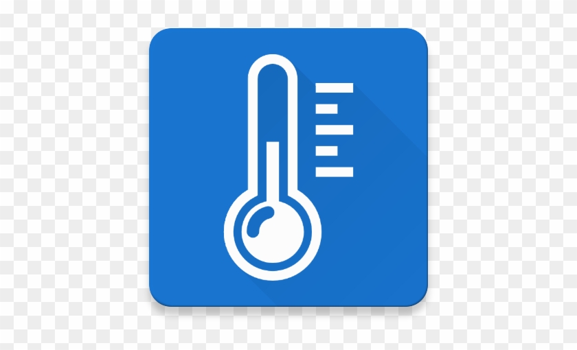 Freely Available On Google Play Store, My Thermometer - Temperature Icon Material Design #748662