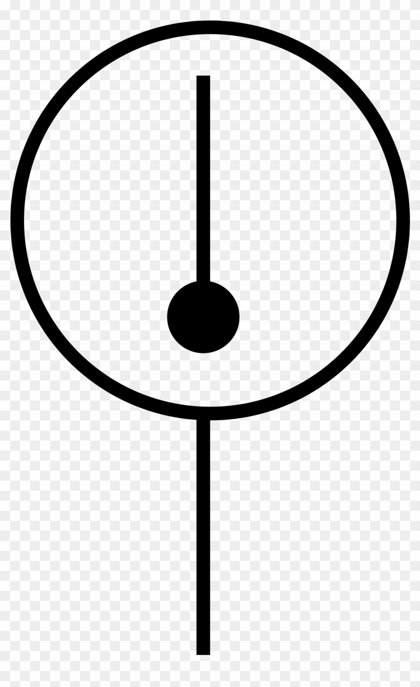 Open - Fluid Level Gauge Symbol #748709