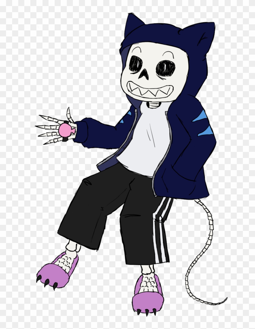 Sans The Cheshire Cat By Mystikelh - Cartoon #748965