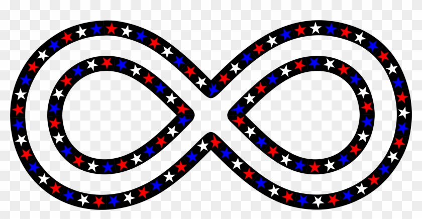 Red White Blue Infinity - Clip Art #749084