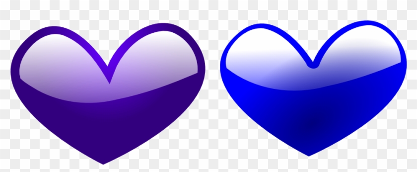 Heart Marriage Equality I Support Love Red Equal 999px - Blue Heart And Purple Heart #749115