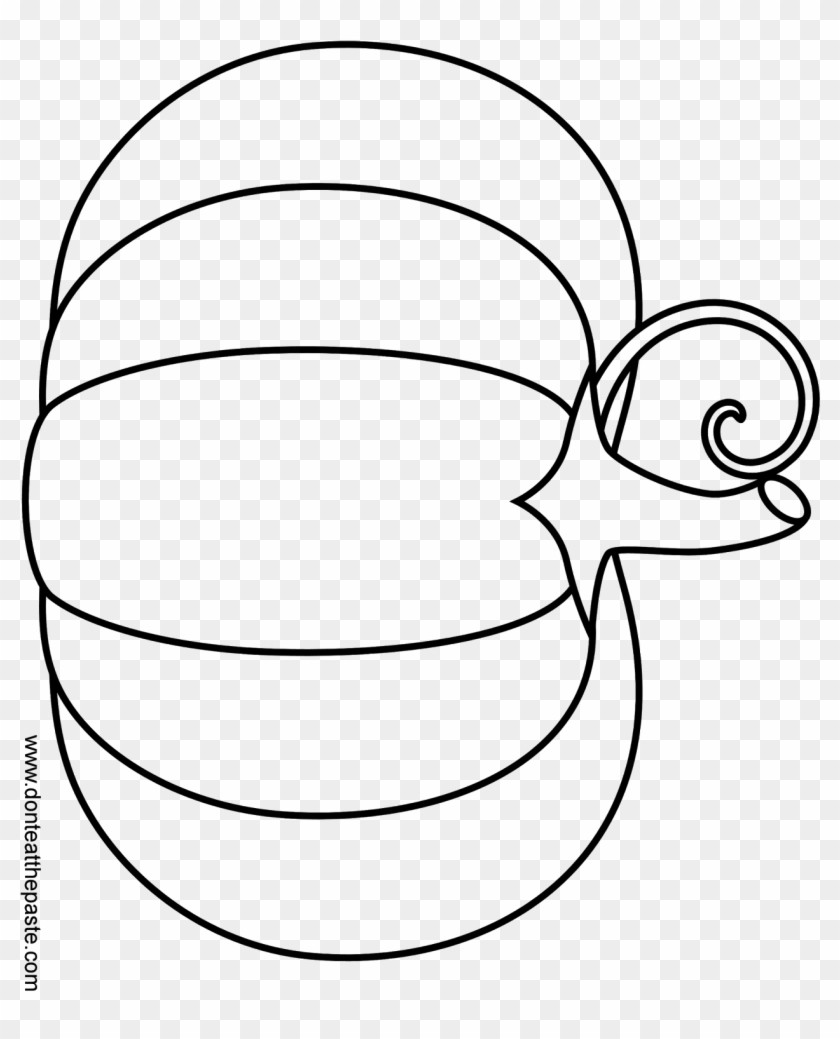 I Hope You Enjoy This Simple Coloring Page Click For - Coloring A Pumpkin #749146