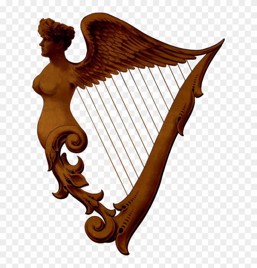 Irish Harp Clipart Clipart Irish Harp Dinner Plate - Irish Harps #749189