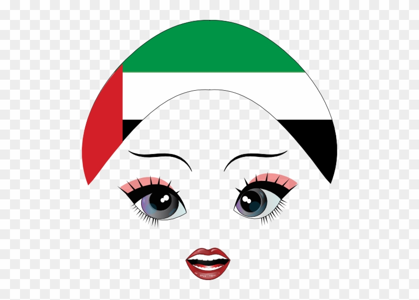 Pretty Uae Girl Smiley Emoticon Clipart - Pretty Uae Girl Smiley Emoticon Clipart #749609