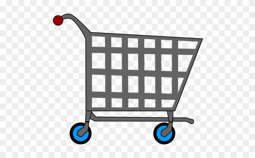 Disegno Vettoriale Di Supermercato Carrello - Supermarket Trolley Clipart #749720