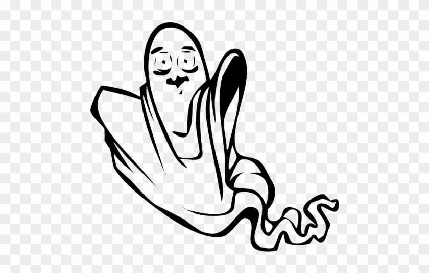 Galleggianti Disegno Vettoriale Di Fantasma - Ghost Clip Art #749724
