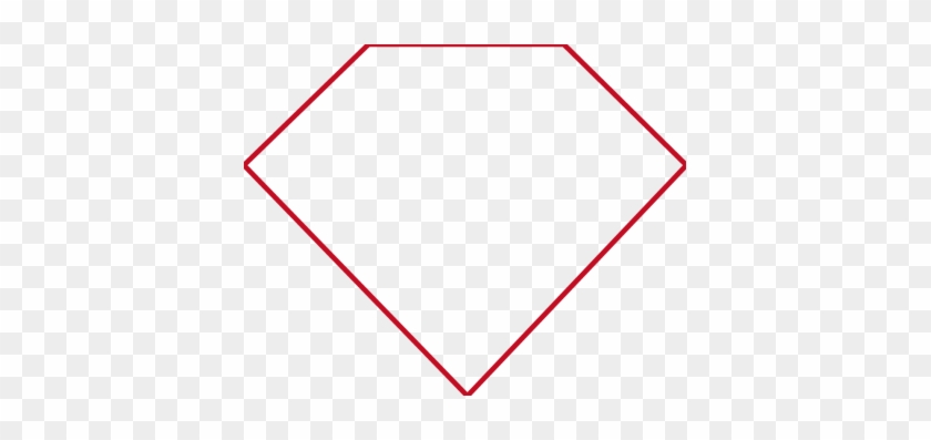 Free Clip Arts Online - Diamond Outline Image Png #749780