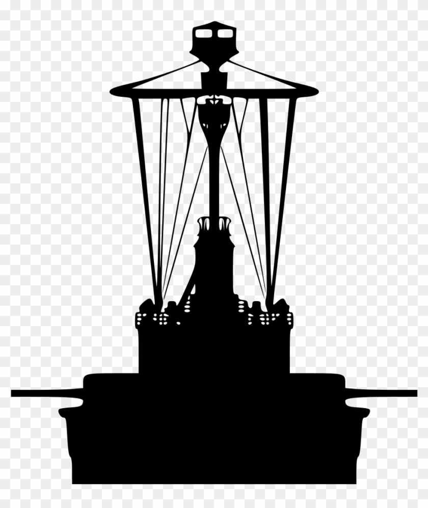 Open - Ship Silhouette Front Png #749937