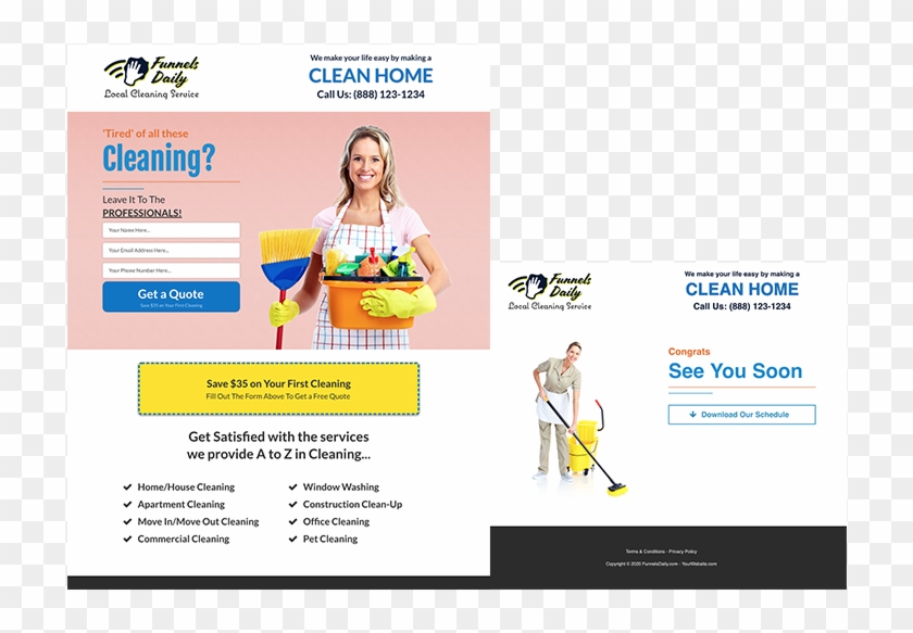 Funnels Daily - Maid Service #749966
