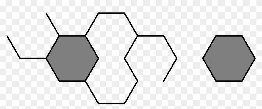 Below Is An Example Honeycomb With The Undamaged Hexagons - Honeycomb Lines #750101