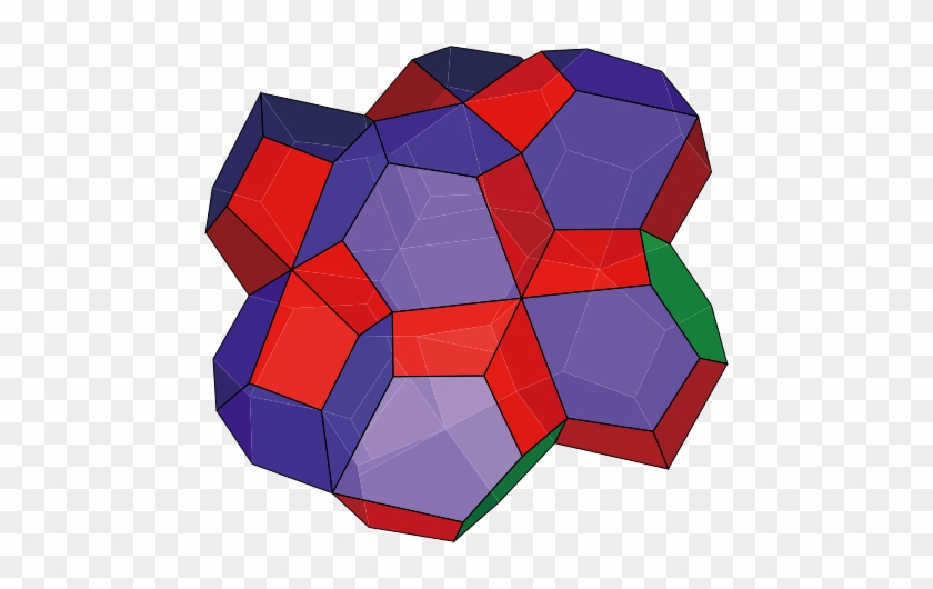 Space-filling Triskaidecahedral Honeycomb - Scalable Vector Graphics #750188