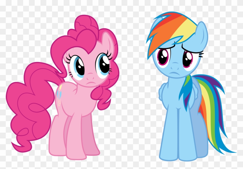 Atomicmillennial 247 57 Pinkie And Rainbow Are Confused - Imagenes De Pinkie Pie Y Rainbow Dash #750239