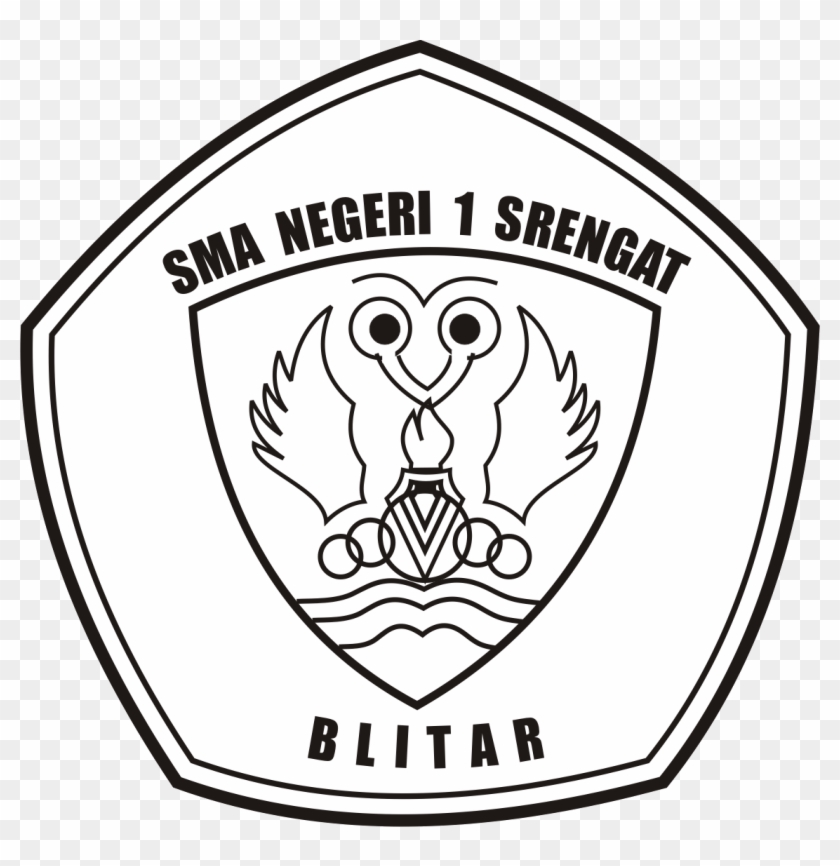 Jaguar School Logo Black And White - Logo Sma Negeri 1 Srengat #750377