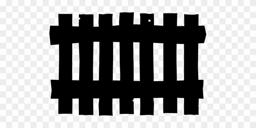 Fence Railings Silhouette Tile Fence Fence - รั้ว การ์ตูน Png #750538