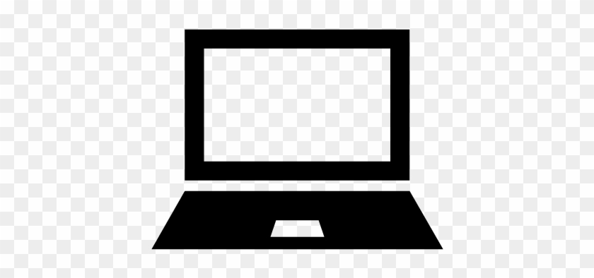 Laptop Png Black And White Transparent Laptop Black - Flat Panel Display #750703