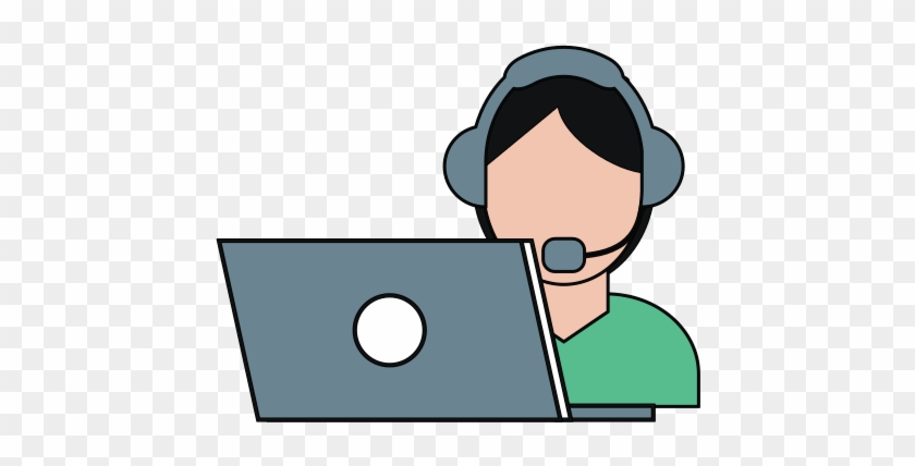 Call Center Online Support - Telemarketing Graphic #750917