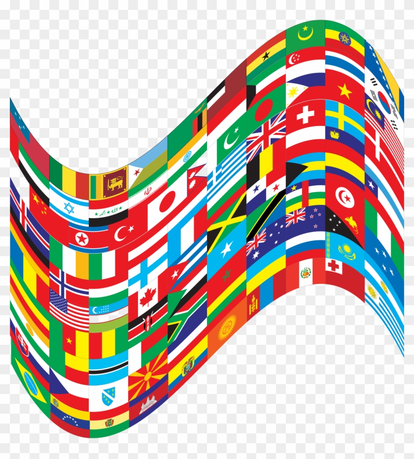 Flags Wavy 3 - World Flags Wavy #750937