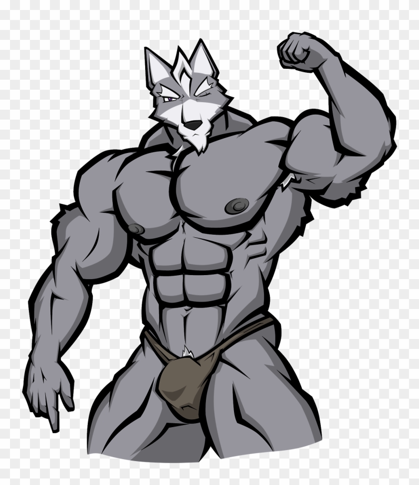 Gray Wolf Muscle Bodybuilding Wolf O'donnell Clip Art - Gray Wolf Muscle Bodybuilding Wolf O'donnell Clip Art #751210