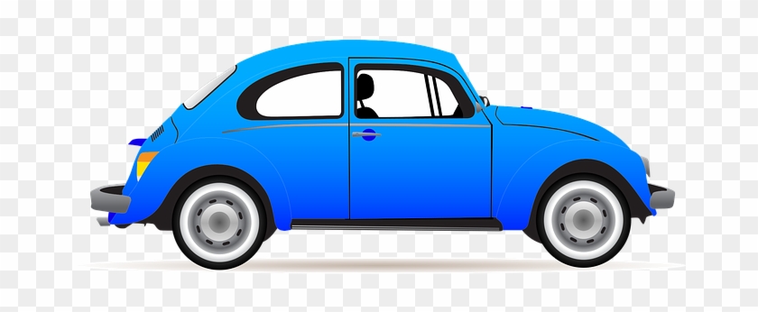 Automobile Beetle Blue Car Profile Ride Tr - Car Clipart #751214