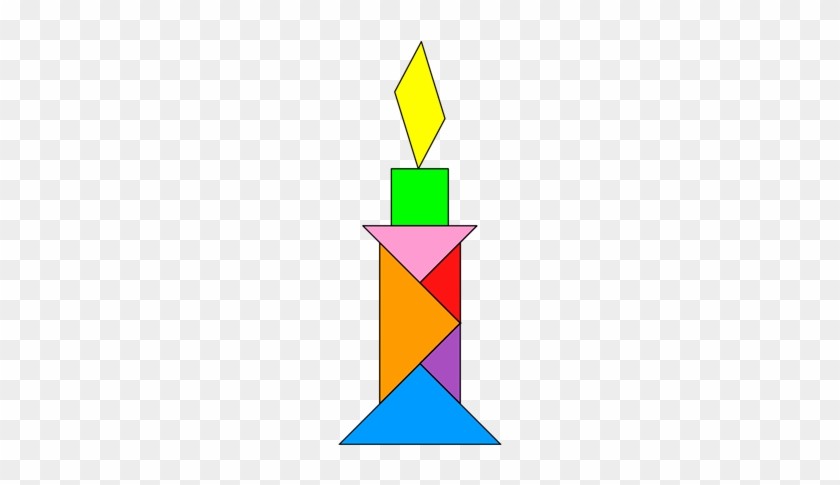 Tangram Candle - Tangram Candle #751278