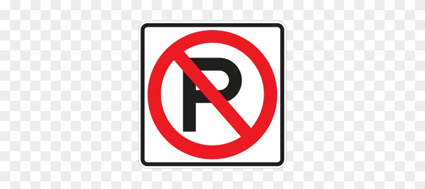 No Parking Symbol - No Parking Highway Sign Trucker Hat, White #751308