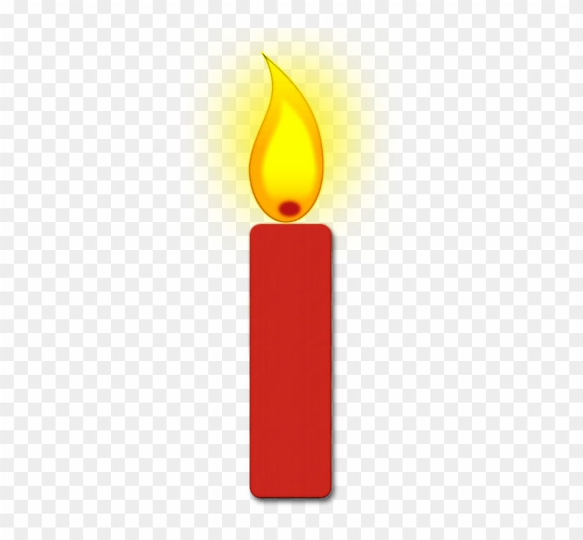 Burning Candle Clip Art - Burning Candle Clip Art #751323