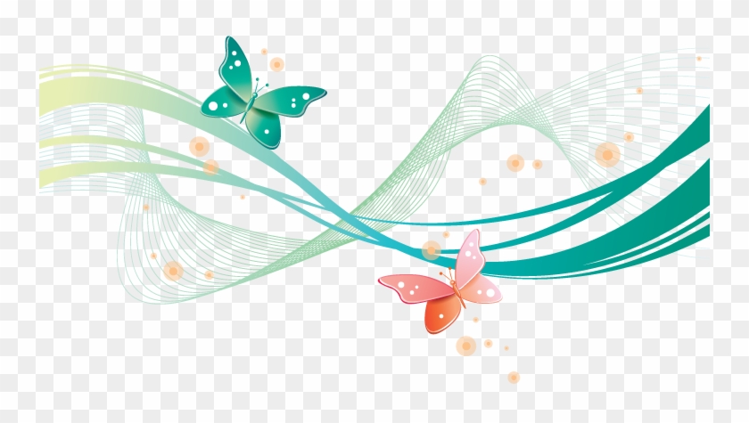 Photoshop Frames Wallpapers Designs - Butterfly Clip Art #751497