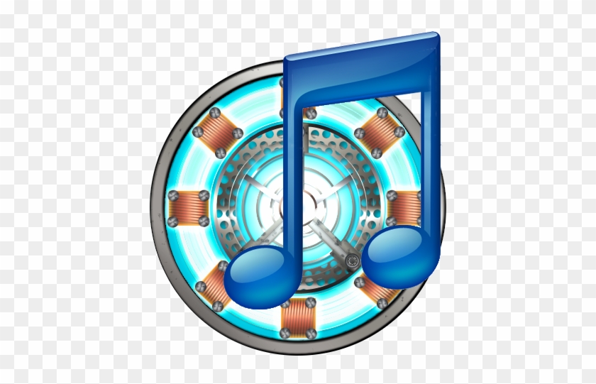 Itunes Arc Reactor Icon By Almightyelemento - Iron Man Arc Reactor Glass Dome Silver Necklace For #751548