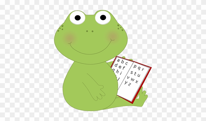 Frog Clip Art - Reading Frog Clip Art #751591