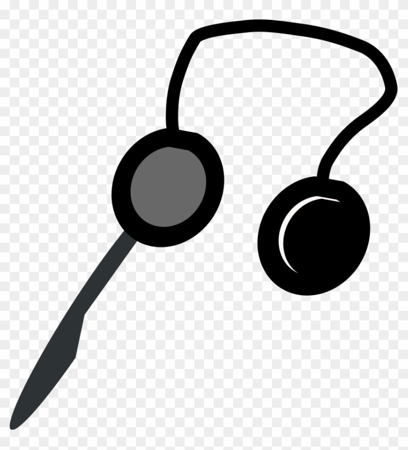 Headphone Clipart Large - Headphones Clip Art #751973