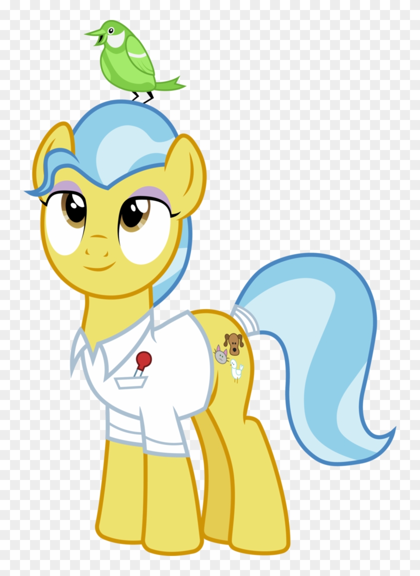 Doctor Fauna With Bird By Cloudyglow - My Little Pony Dr Fauna #751980