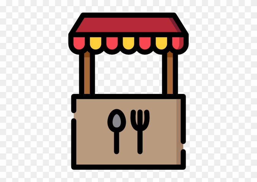 Food Stand Free Icon - Food Stand Clipart Free #751983