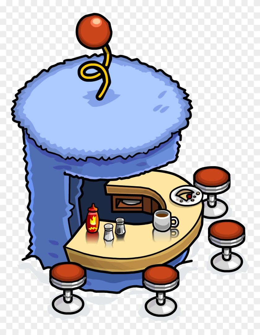 Puffle Party 2012 Forest Food Stand - Club Penguin Food Stand #752075