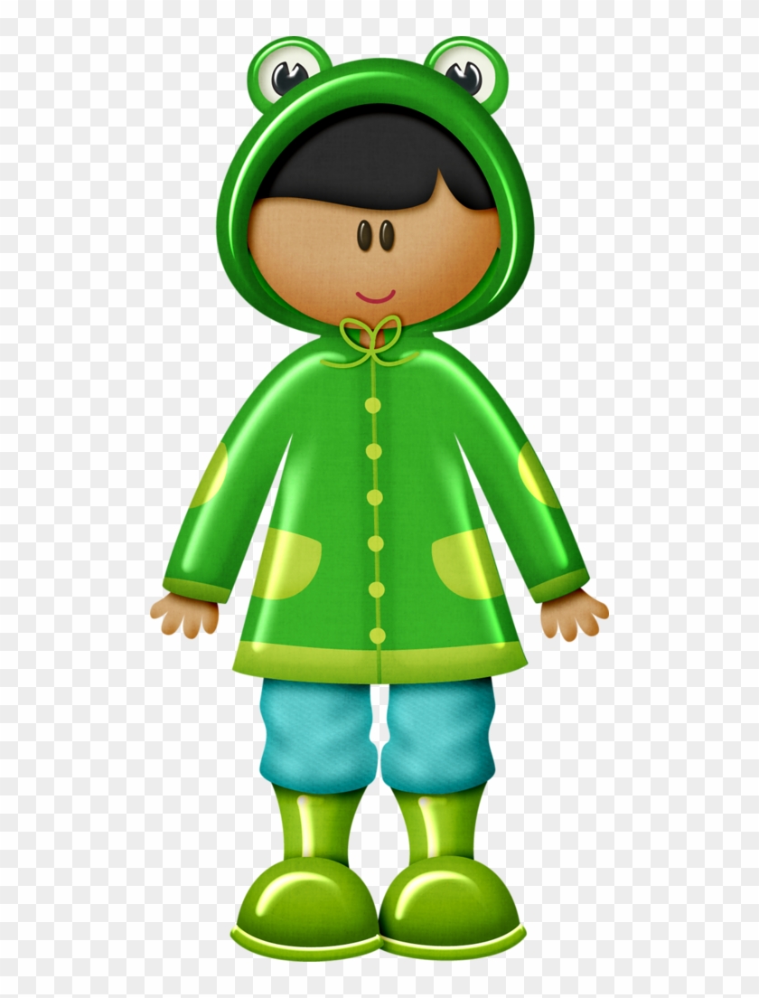 Boy With Frog Raincoat - Child #752079